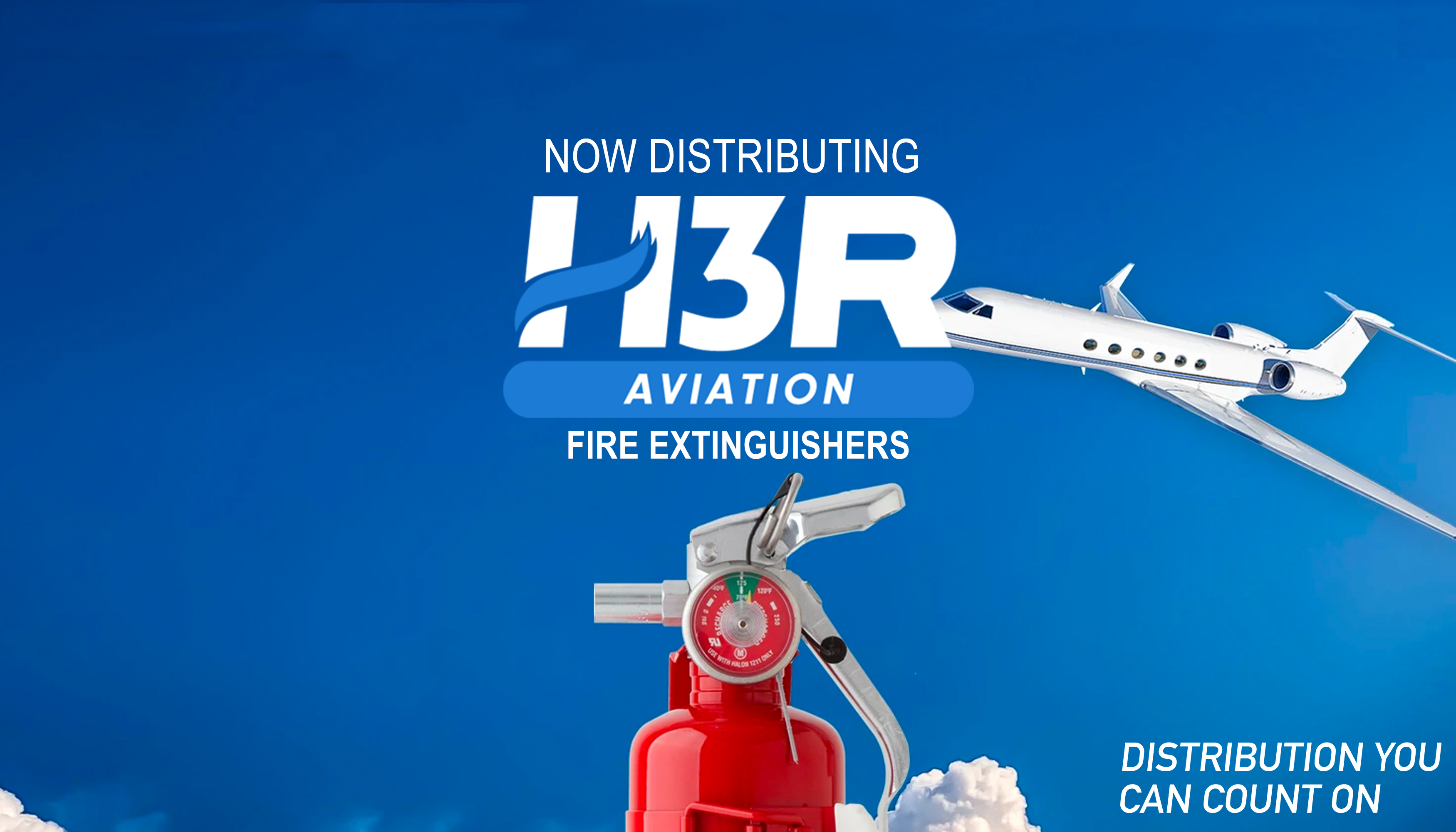 KADEX Aero Supply now distributing H3R Aviation Inc Fire Extinguishers